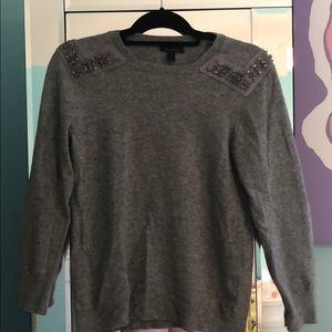 JCrew Cashmere Gem Sweater